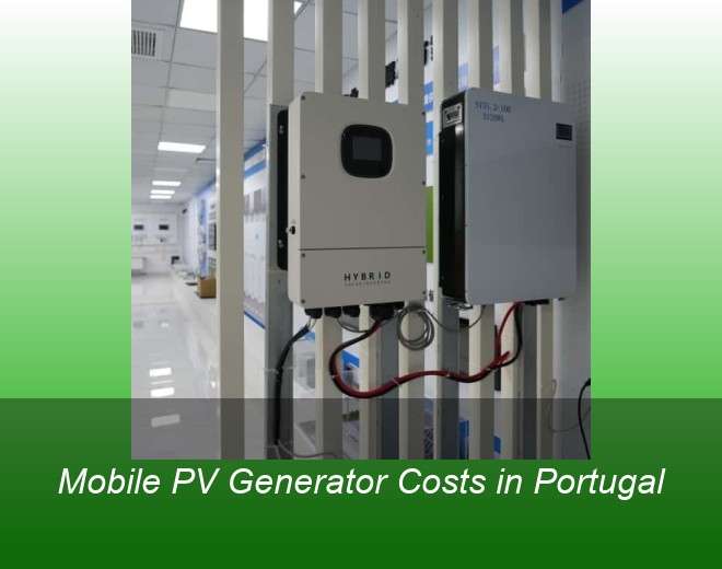 Mobile PV Generator Costs in Portugal